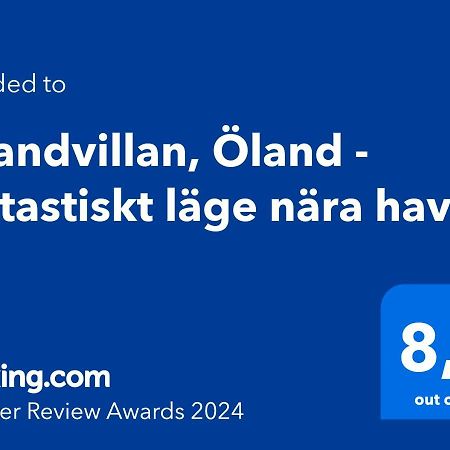 Strandvillan, Oeland - Fantastiskt Laege Naera Havet! Löttorp المظهر الخارجي الصورة